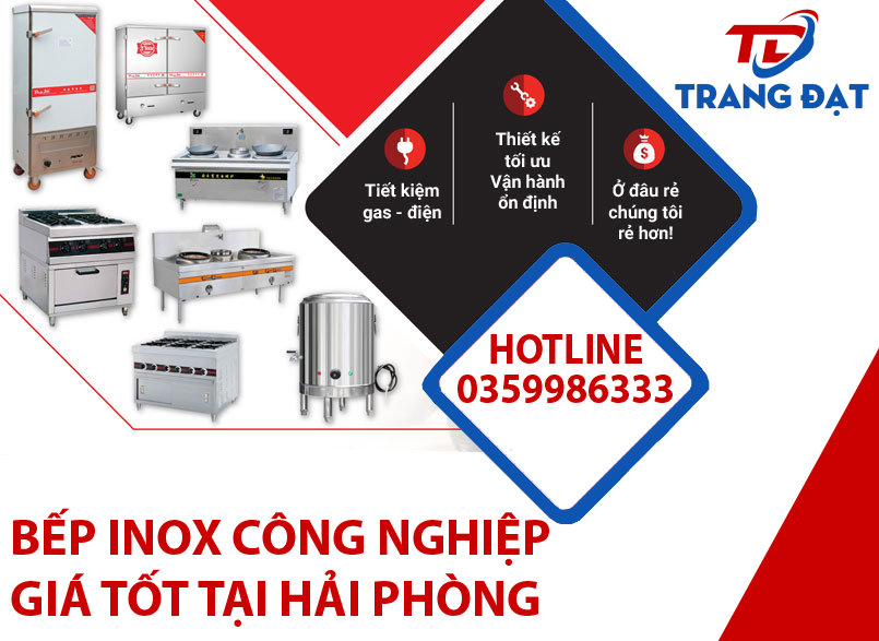 Báo giá bếp inox công nghiệp giá tốt tại Hải Phòng