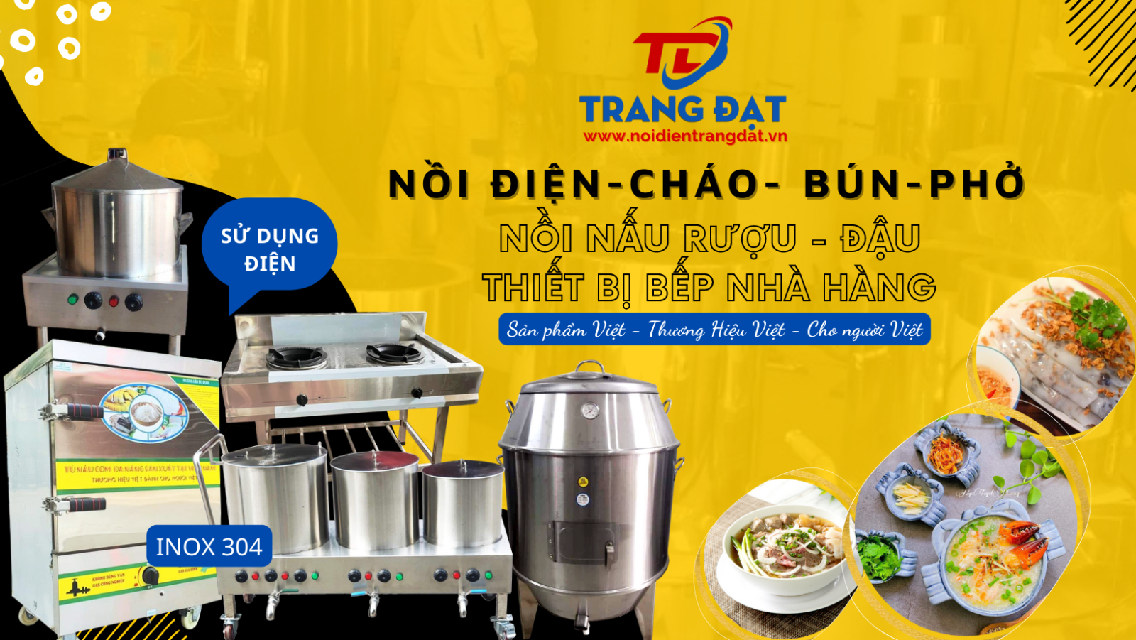 nồi điện, bếp điện Trang Đạt uy tín chất lượng