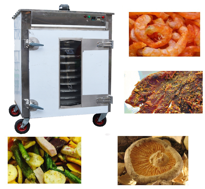 Máy sấy khô nông sản 10 khay đa năng Trang Đạt có thể sấy được nhiều loại thực phẩm