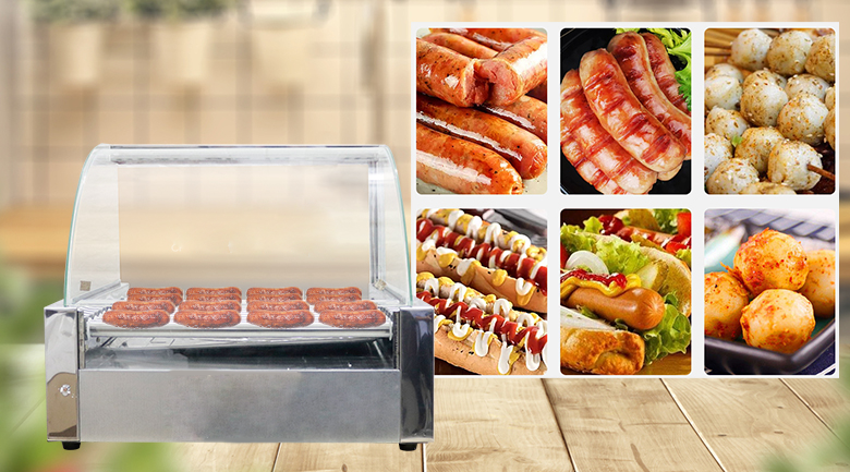 Sản phẩm Máy nướng xúc xích 5 thanh Trang Đạt giúp người bán hàng tiện lợi, hiệu quả hơn