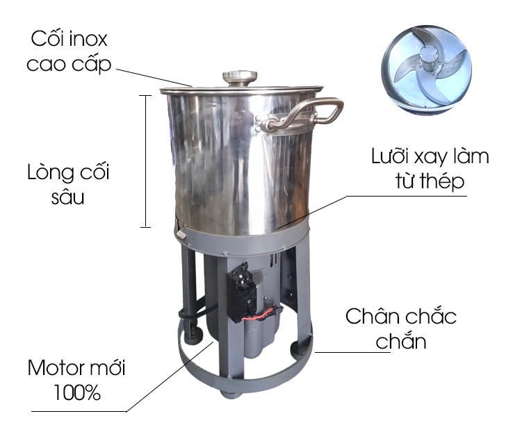 Máy làm chà bông Trang Đạt giúp quá trình làm chà bông nhanh chóng, dễ dàng hơn