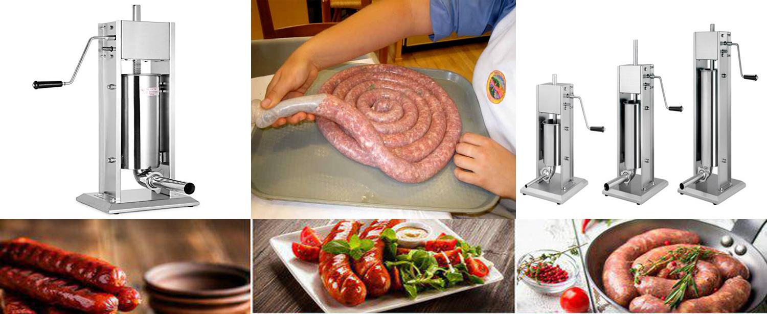 Máy đùn xúc xích, lạp xưởng quay tay Trang Đạt hỗ trợ quá trình làm xúc xích nhanh chóng, dễ dàng hơn