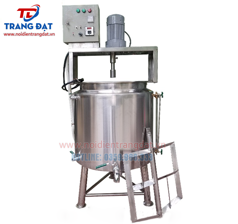 Nồi nấu cánh khuấy inox 100L chất lượng, giá rẻ tại Hải Phòng