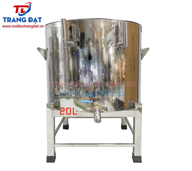 Nồi nấu cháo điện công nghiệp 20L Trang Đạt chất lượng, uy tín