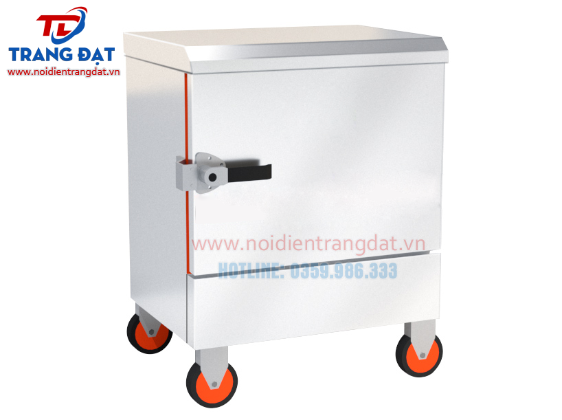 Tủ nấu cơm công nghiệp 4 khay bằng điện tại Trang Đạt