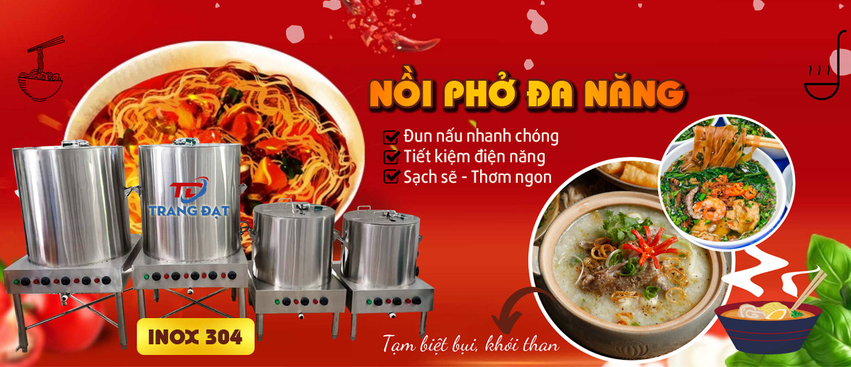 Mua nồi nấu phở điện công nghiệp chất lượng, giá rẻ đến ngay Nồi điện Trang Đạt