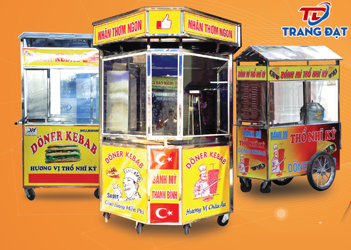 Báo giá xe bánh mì thổ nhĩ kỳ giá tốt - Nồi điện Trang Đạt