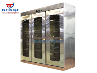  Tủ sấy bát cánh kính 1800L 2 lớp