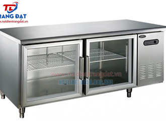 Bàn mát 2 cánh inox 1m2 