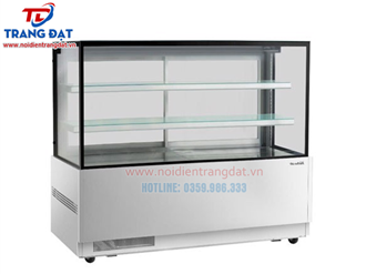 Tủ trưng bày bánh kính vuông 1m8