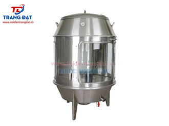 Lò quay vịt có kính Inox 304
