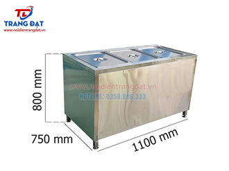 Tủ giữ nóng thức ăn 3 khay GN1/1
